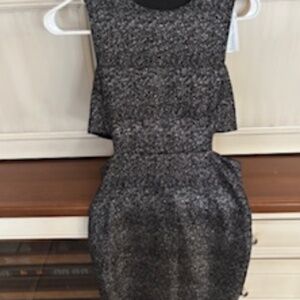 Bloomingdales Aqua cutout dress